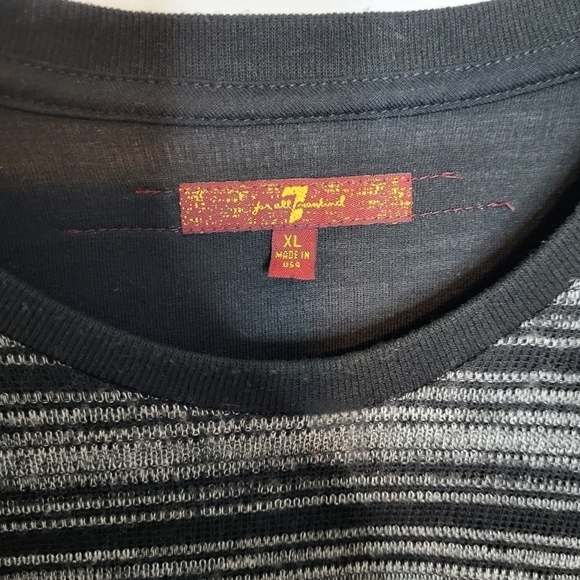 7 for all Mankind Long Sleeve SweatShirt Size XL - Picture 3 of 8